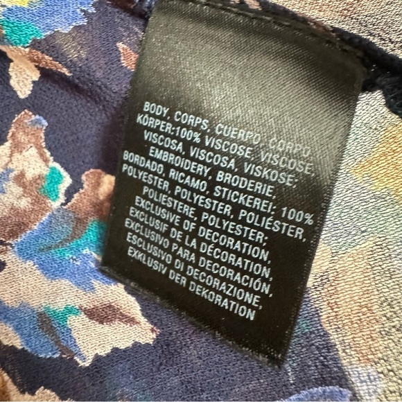 Meadow Rue Anthropologie Strasser Floral Blouse - Picture 6 of 7